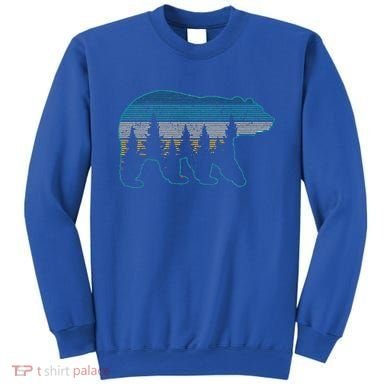 Bear Nature Grizzly Brown Black Bear Hiking Sweatshirt