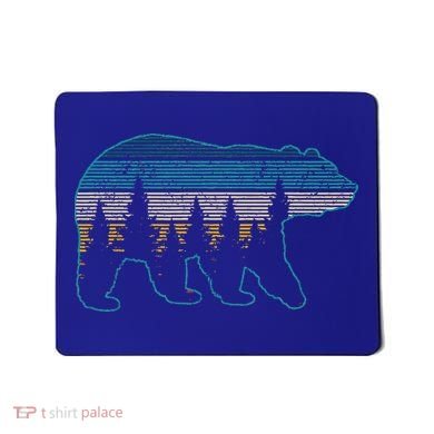 Bear Nature Grizzly Brown Black Bear Hiking Mousepad
