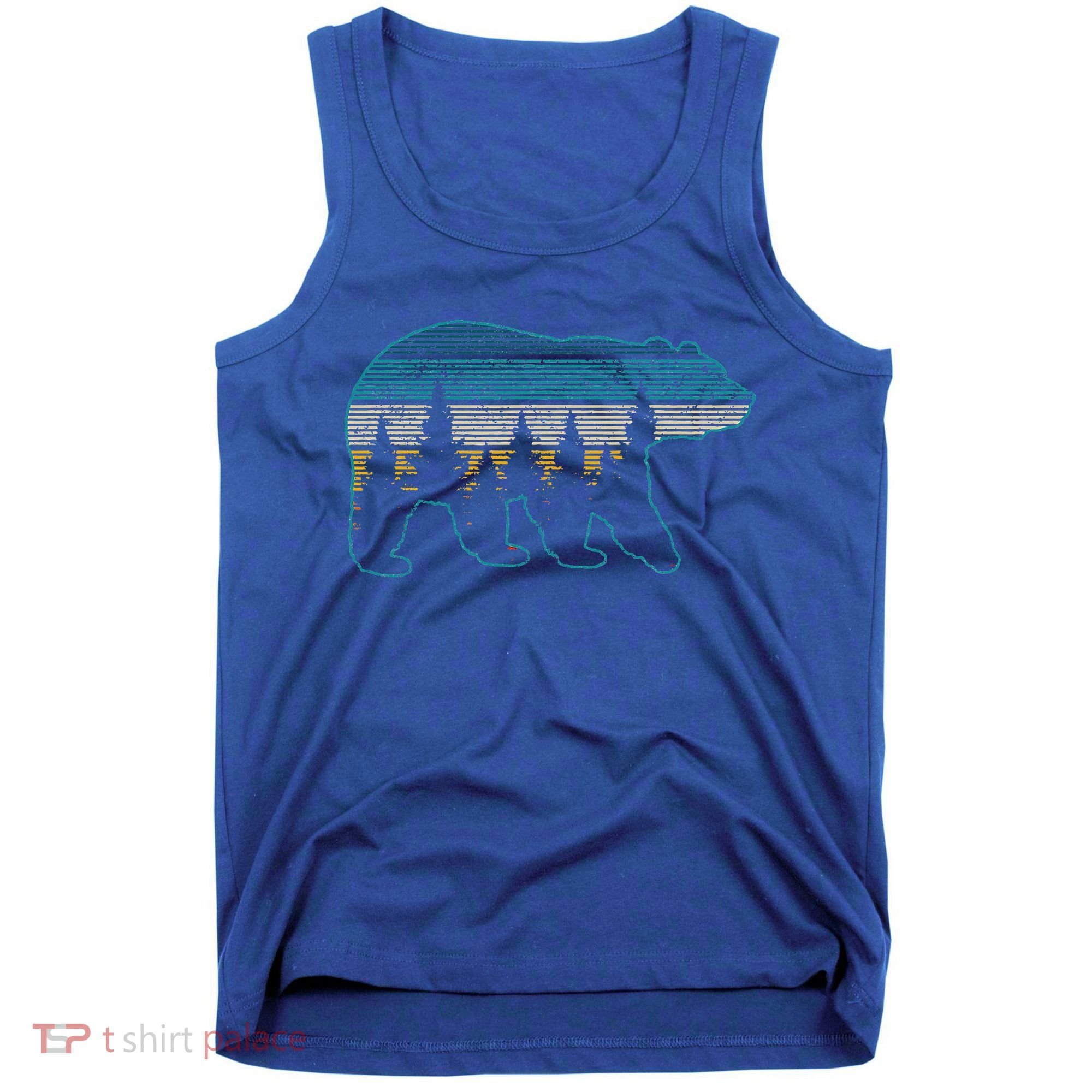 Bear Nature Grizzly Brown Black Bear Hiking Tank Top