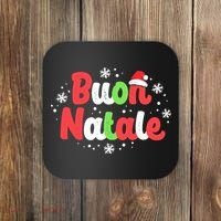 Buon Natale Italy Pride Xmas Holiday Italian Christmas Coaster thumb 0