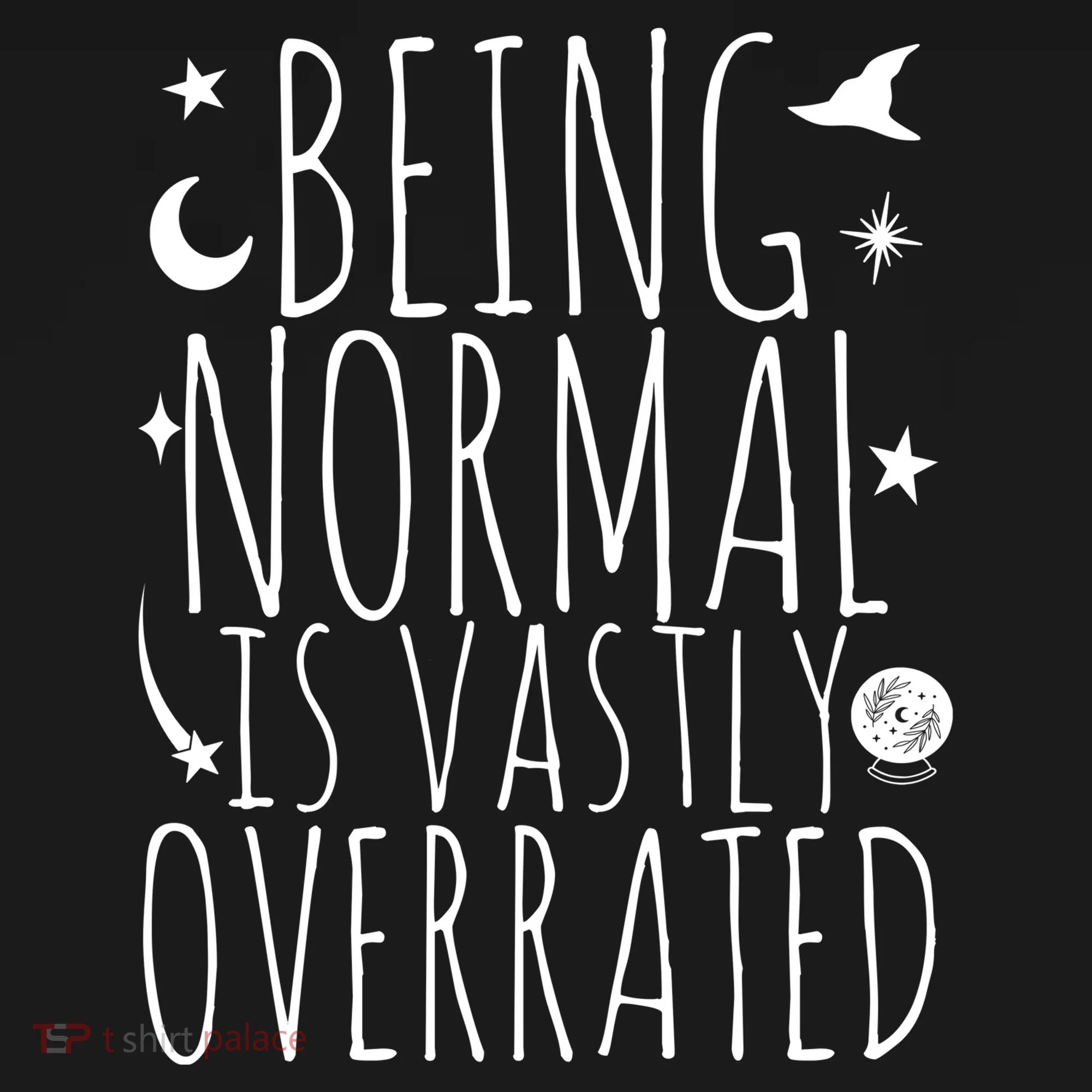 Being Normal Is Vastly Overrated Witch Doggie Tank