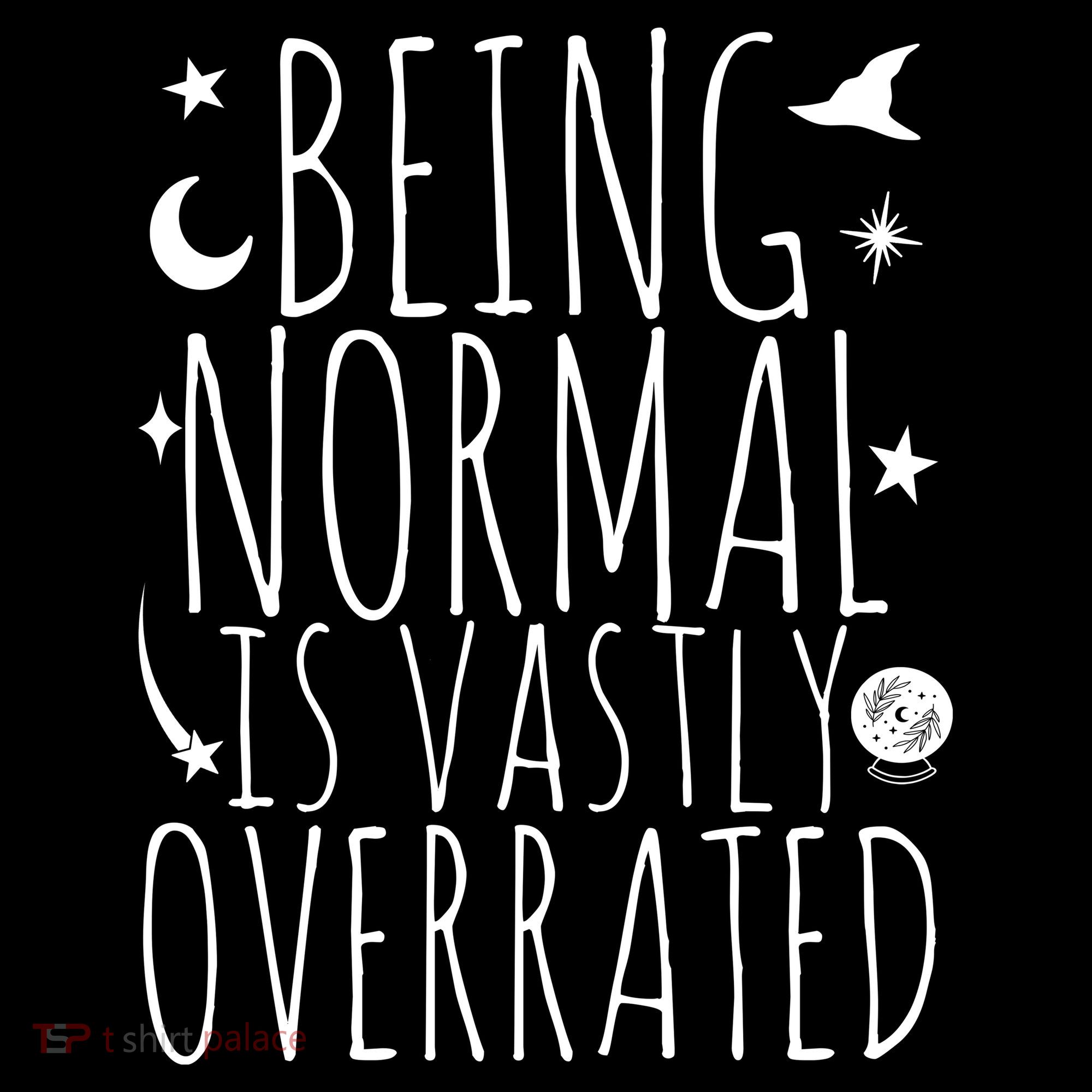 Being Normal Is Vastly Overrated Witch Bucket Hat