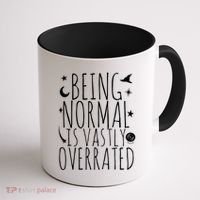 Being Normal Is Vastly Overrated Witch Coffee Mug thumb 1