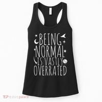 Being Normal Is Vastly Overrated Witch Women's Tank Top thumb 0