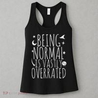 Being Normal Is Vastly Overrated Witch Women's Tank Top thumb 3