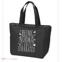 Being Normal Is Vastly Overrated Witch Tote Bag thumb 3