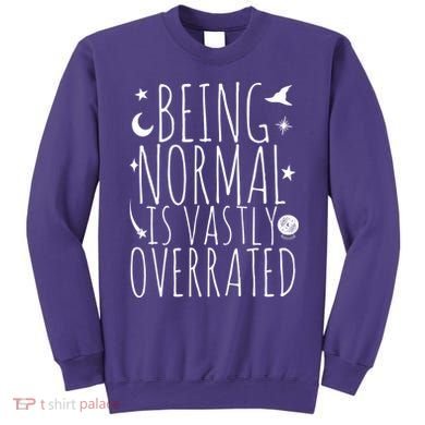 Being Normal Is Vastly Overrated Witch Sweatshirt