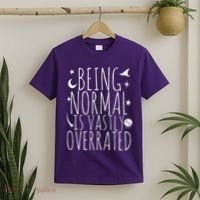 Being Normal Is Vastly Overrated Witch T-Shirt thumb 2