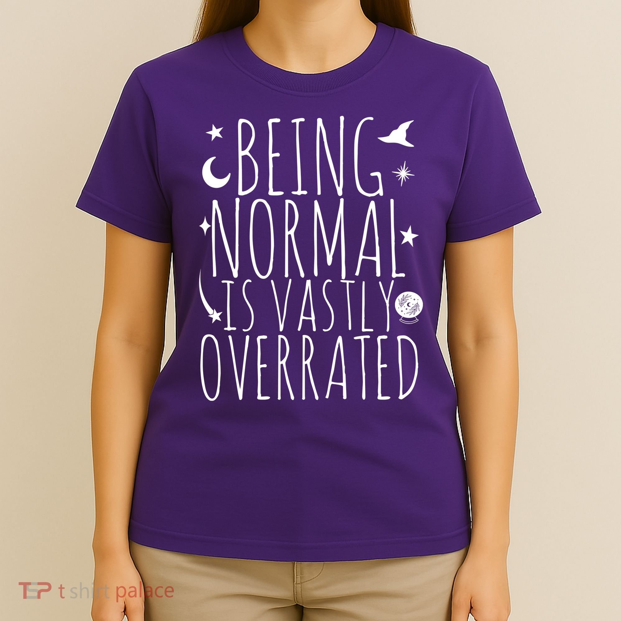 Being Normal Is Vastly Overrated Witch T-Shirt