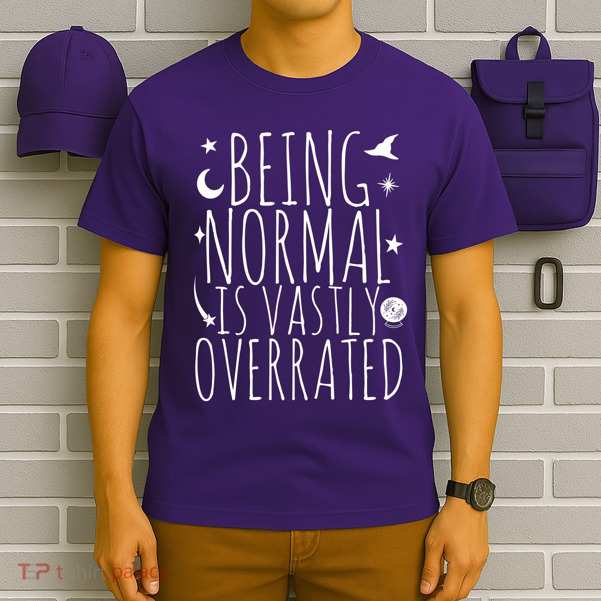 Being Normal Is Vastly Overrated Witch T-Shirt