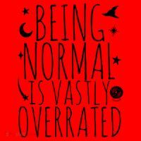 Being Normal Is Vastly Overrated Witch Santa Hat thumb 1