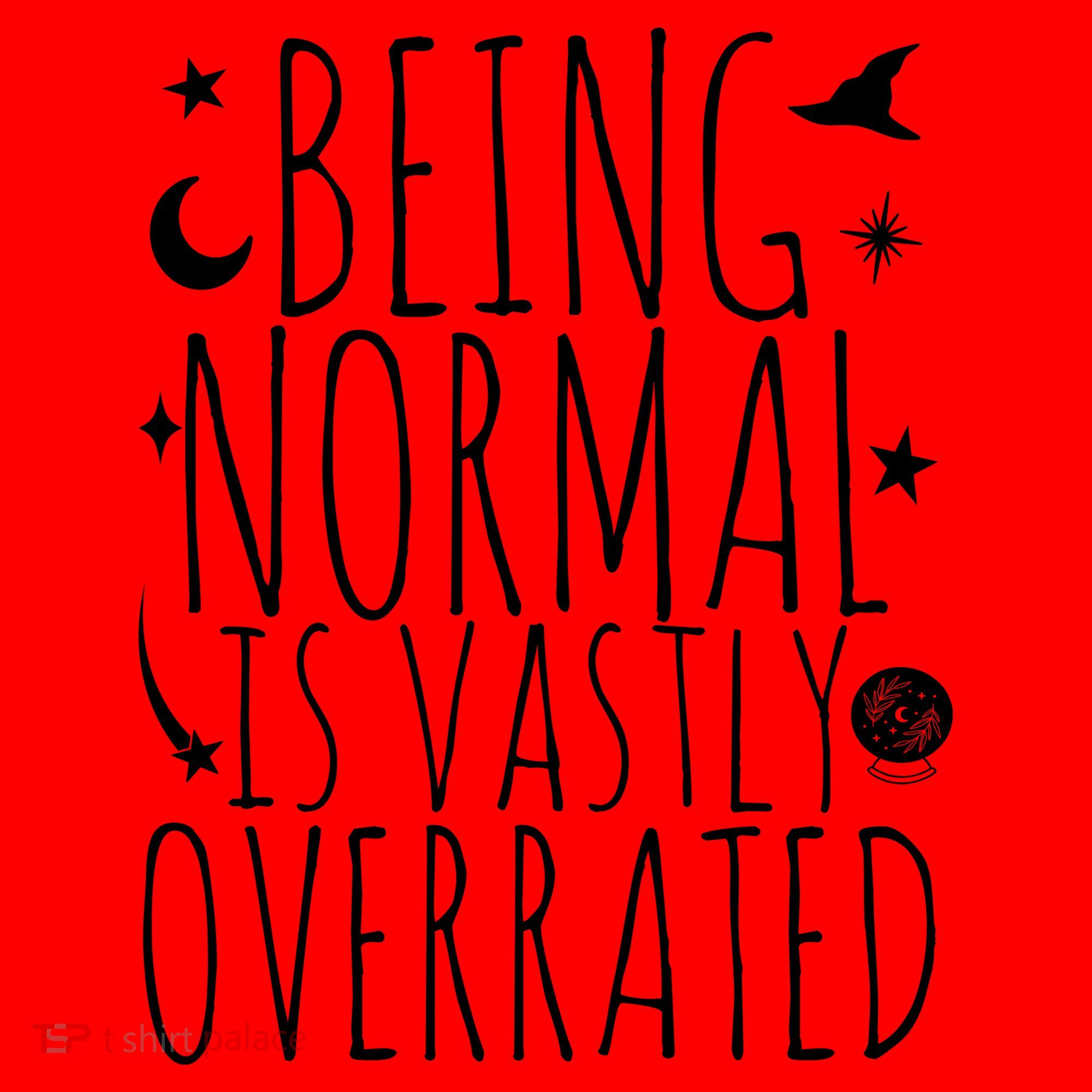 Being Normal Is Vastly Overrated Witch Santa Hat