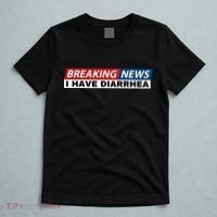 Breaking News I Have Diarrhea Funny Joke Humor Poop Pooping T-Shirt thumb 5