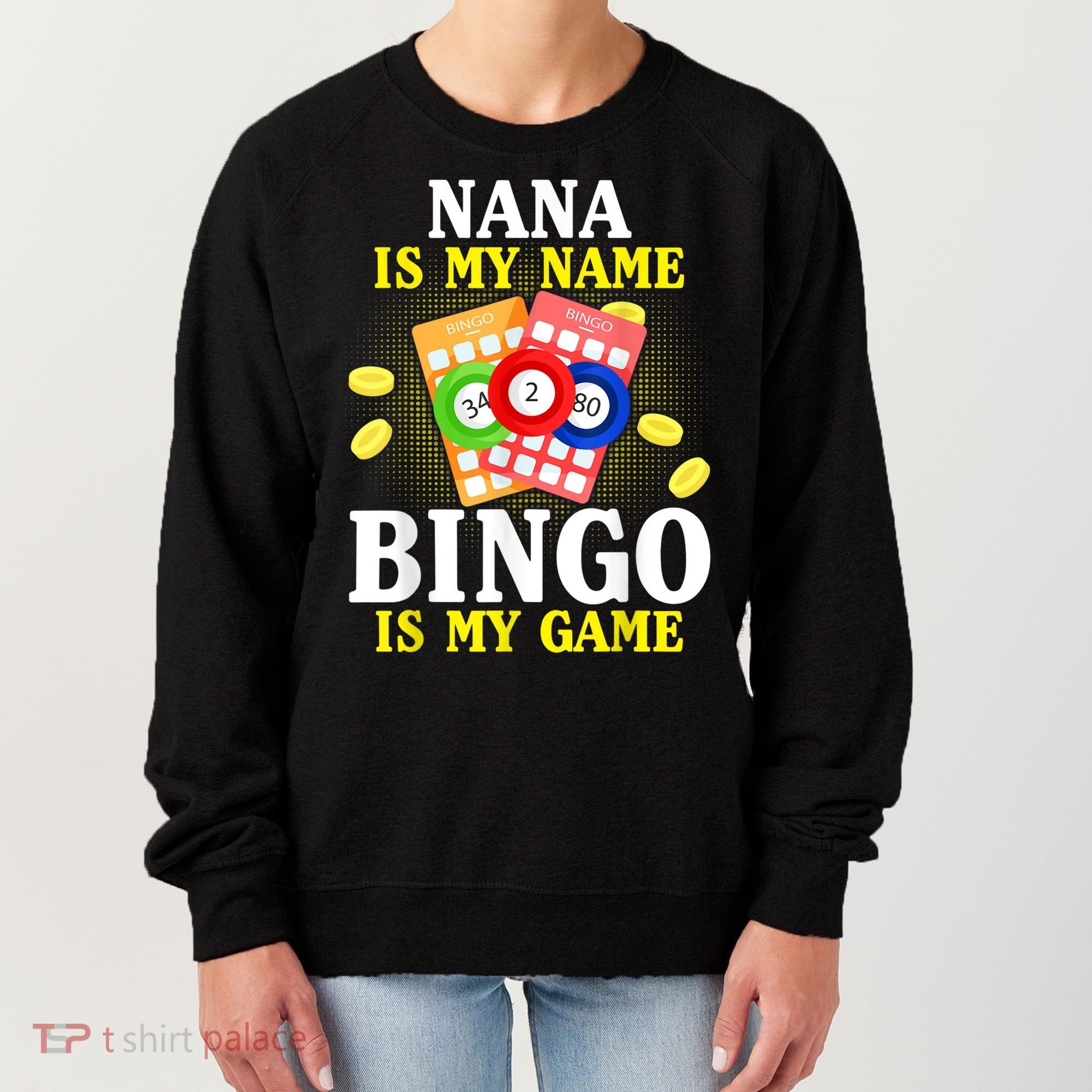 Bingo Nana Is My Name Funny Christmas Women's Sweatshirt