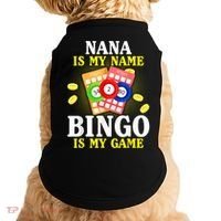 Bingo Nana Is My Name Funny Christmas Doggie Tank thumb 0