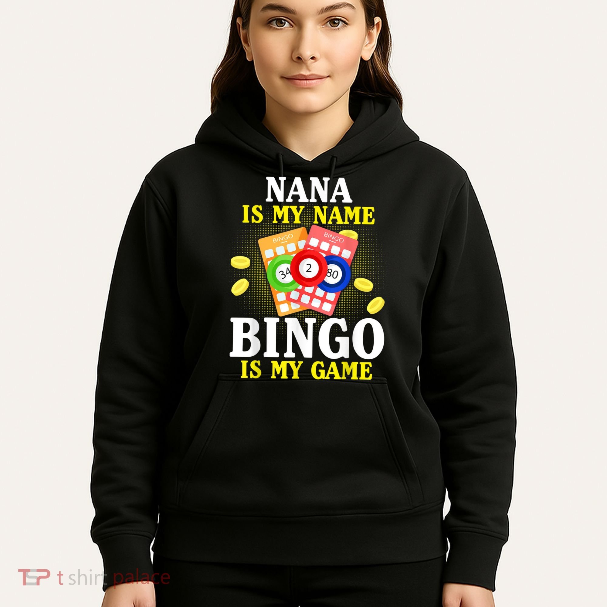 Bingo Nana Is My Name Funny Christmas Hoodie