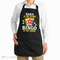 Bingo Nana Is My Name Funny Christmas Apron thumb 2
