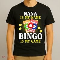Bingo Nana Is My Name Funny Christmas T-Shirt thumb 3