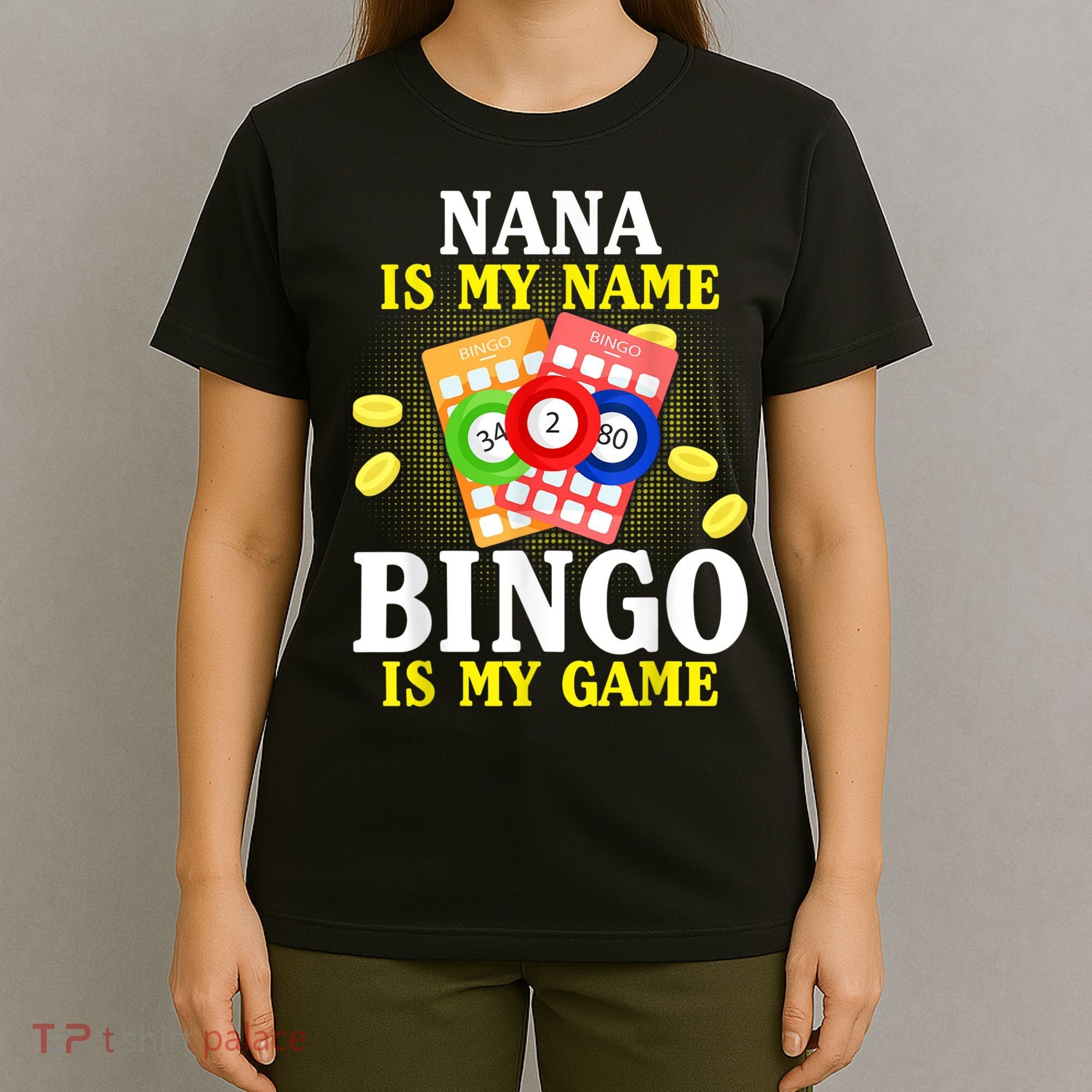 Bingo Nana Is My Name Funny Christmas T-Shirt