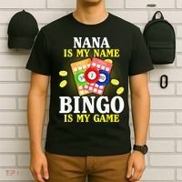 Bingo Nana Is My Name Funny Christmas T-Shirt thumb 6