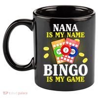 Bingo Nana Is My Name Funny Christmas 11oz C Handle Ceramic Mug thumb 2