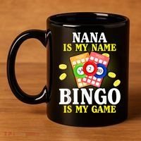 Bingo Nana Is My Name Funny Christmas 11oz C Handle Ceramic Mug thumb 4