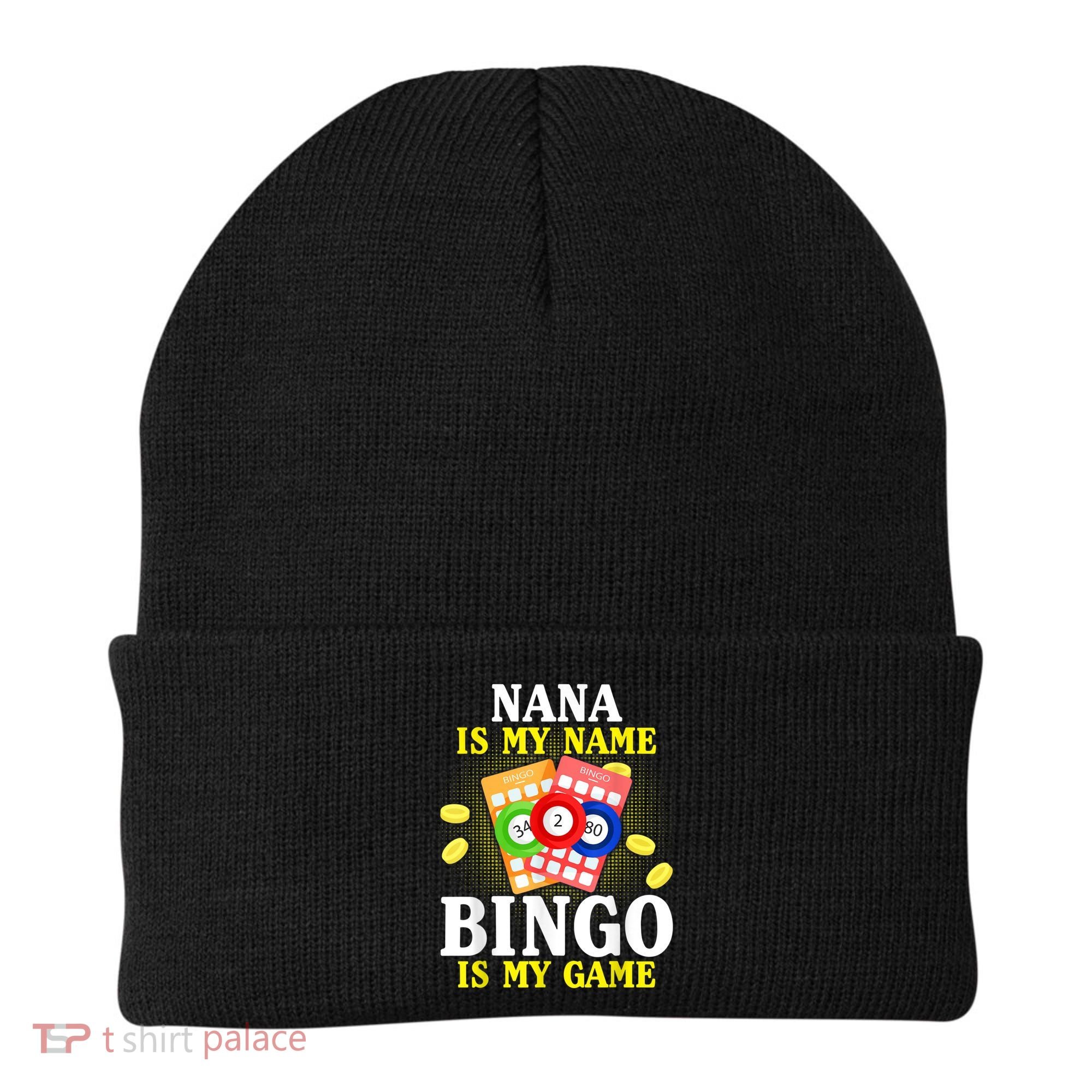Bingo Nana Is My Name Funny Christmas Beanie
