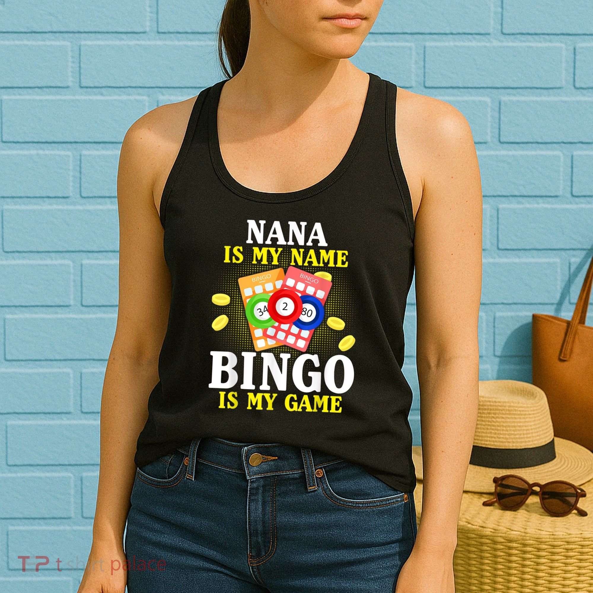 Bingo Nana Is My Name Funny Christmas Women's Tank Top