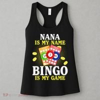 Bingo Nana Is My Name Funny Christmas Women's Tank Top thumb 3