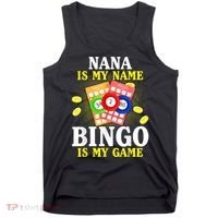 Bingo Nana Is My Name Funny Christmas Tank Top thumb 0