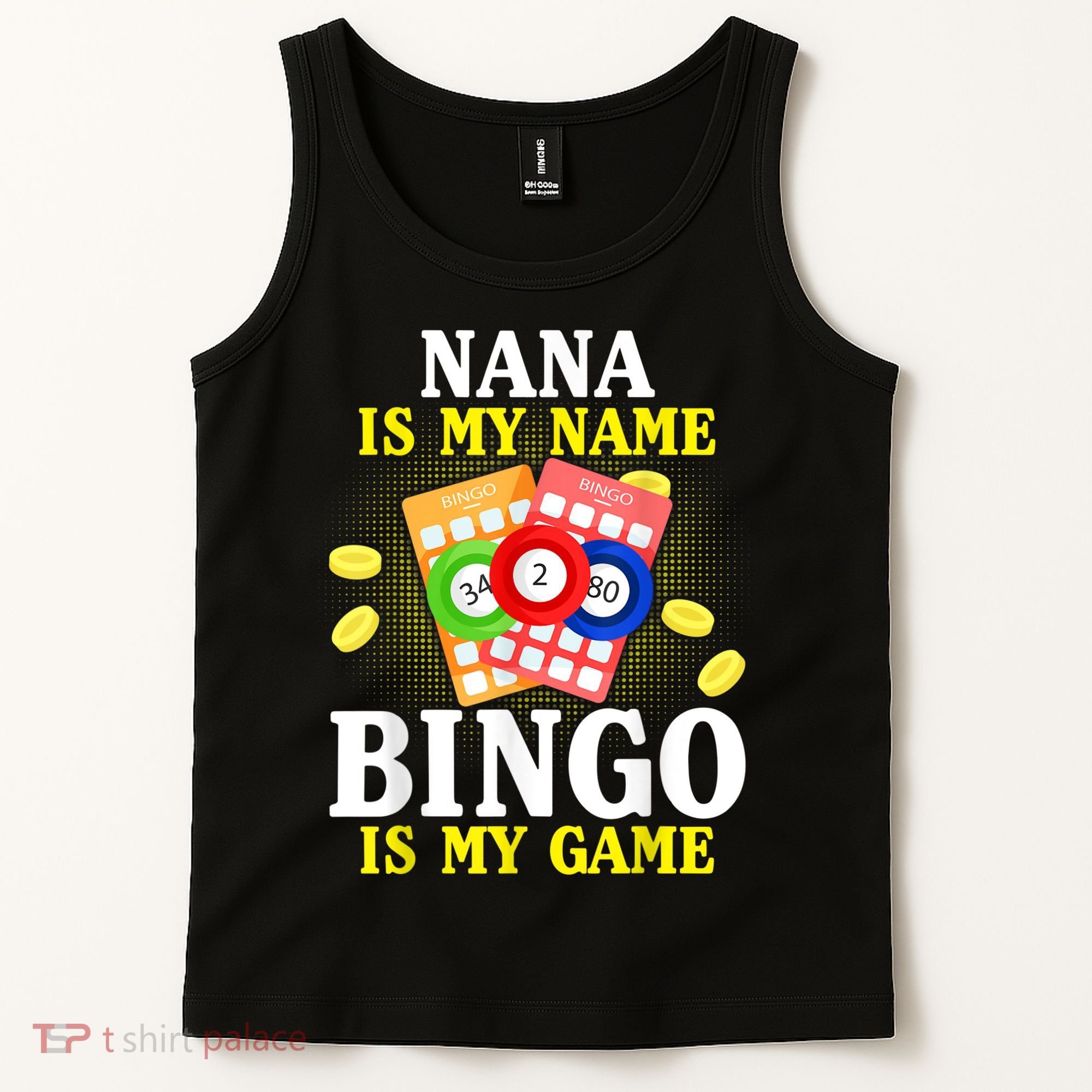 Bingo Nana Is My Name Funny Christmas Tank Top