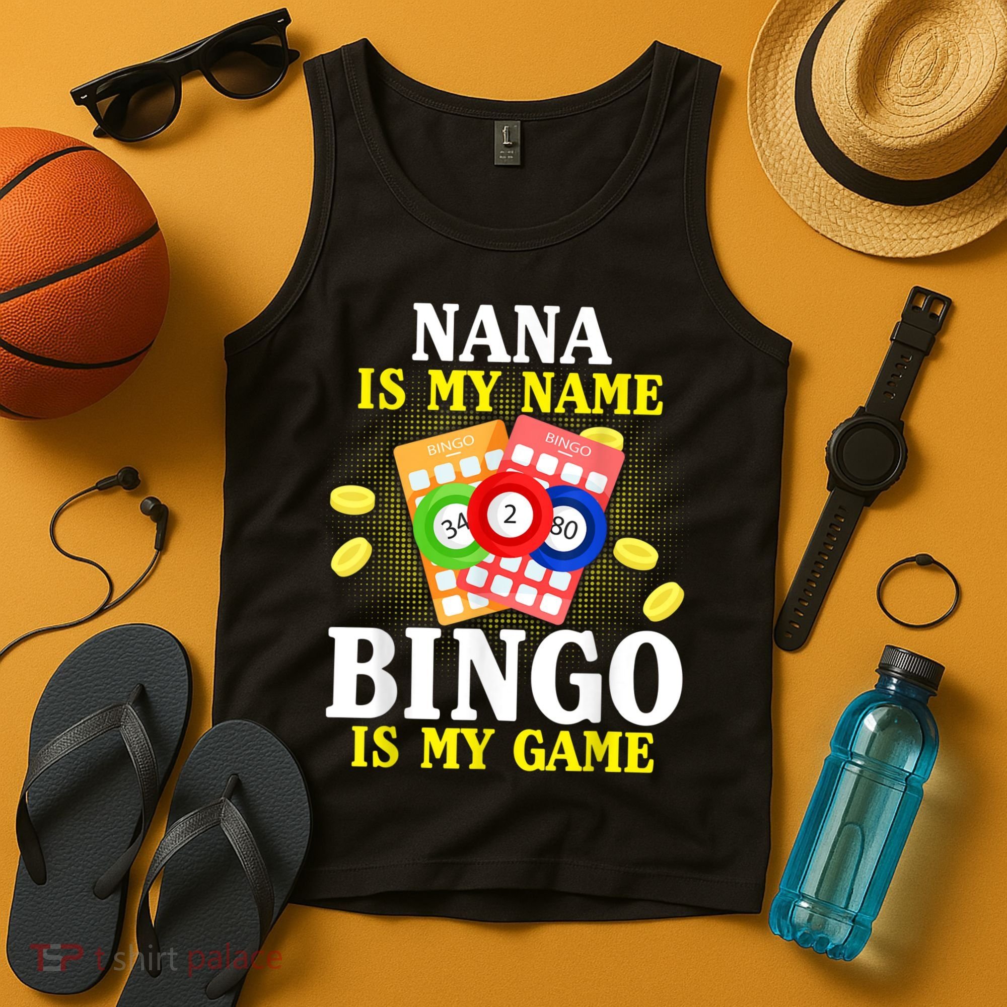 Bingo Nana Is My Name Funny Christmas Tank Top