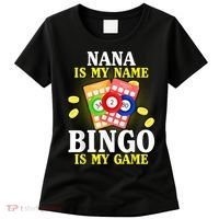Bingo Nana Is My Name Funny Christmas Women's T-Shirt thumb 0