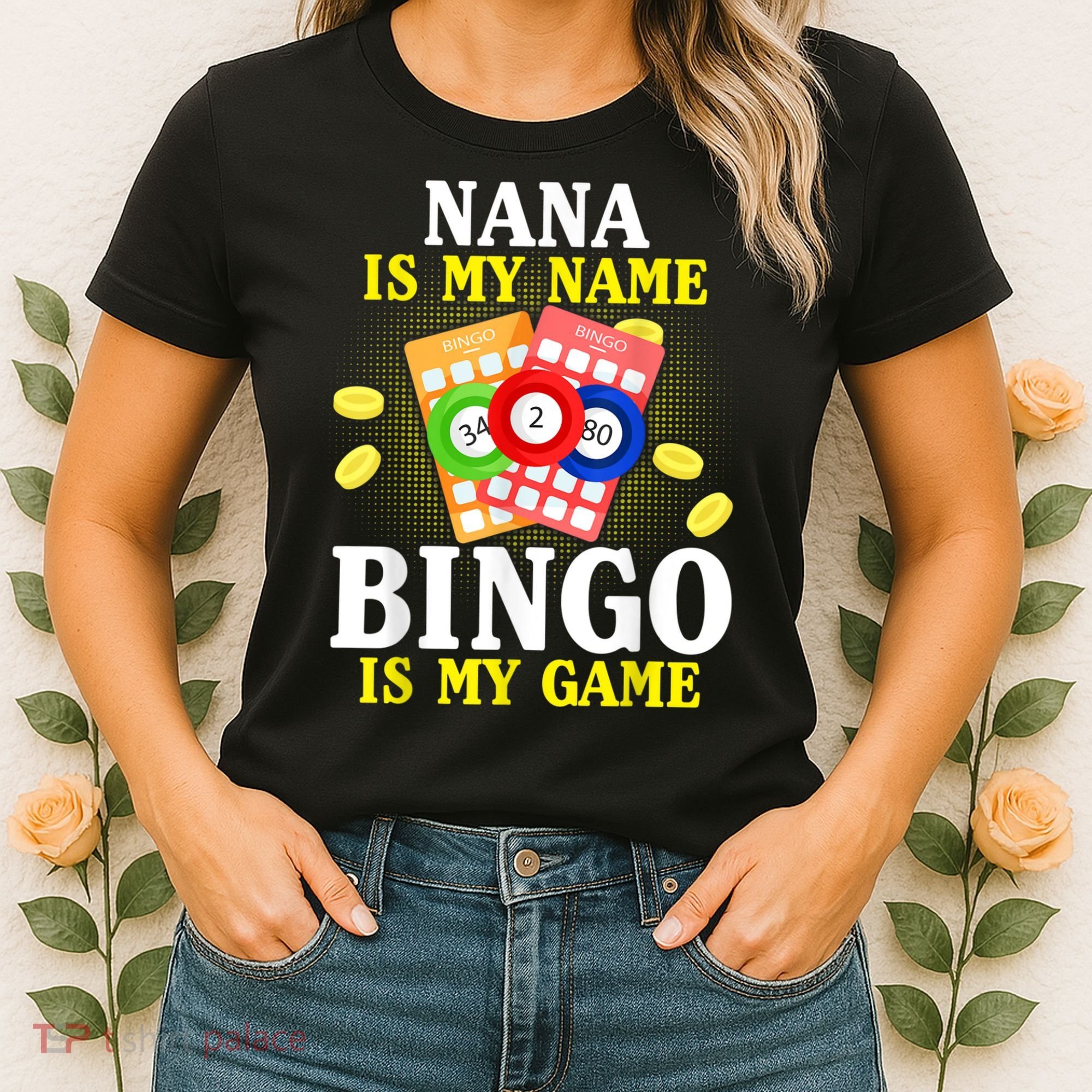 Bingo Nana Is My Name Funny Christmas Women's T-Shirt