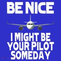 Be Nice I Might Be Your Pilot Someday Funny Women's Tank Top thumb 5