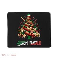 Buon Natale Italian Pasta Christmas Tree Xmas Mousepad thumb 0