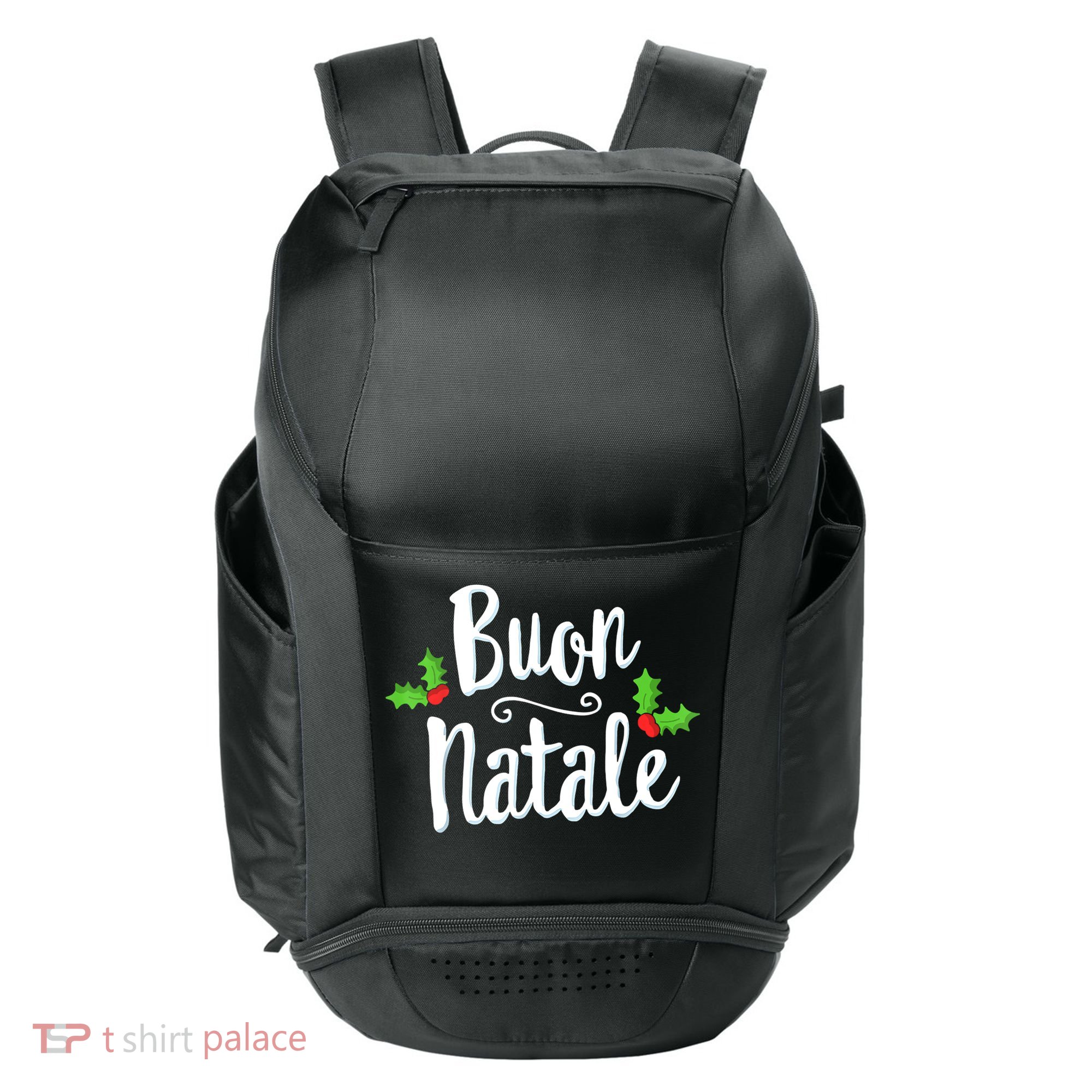 Buon Natale Italy Pride Xmas Holiday Italian Christmas Sport-Tek Club Rec Backpack