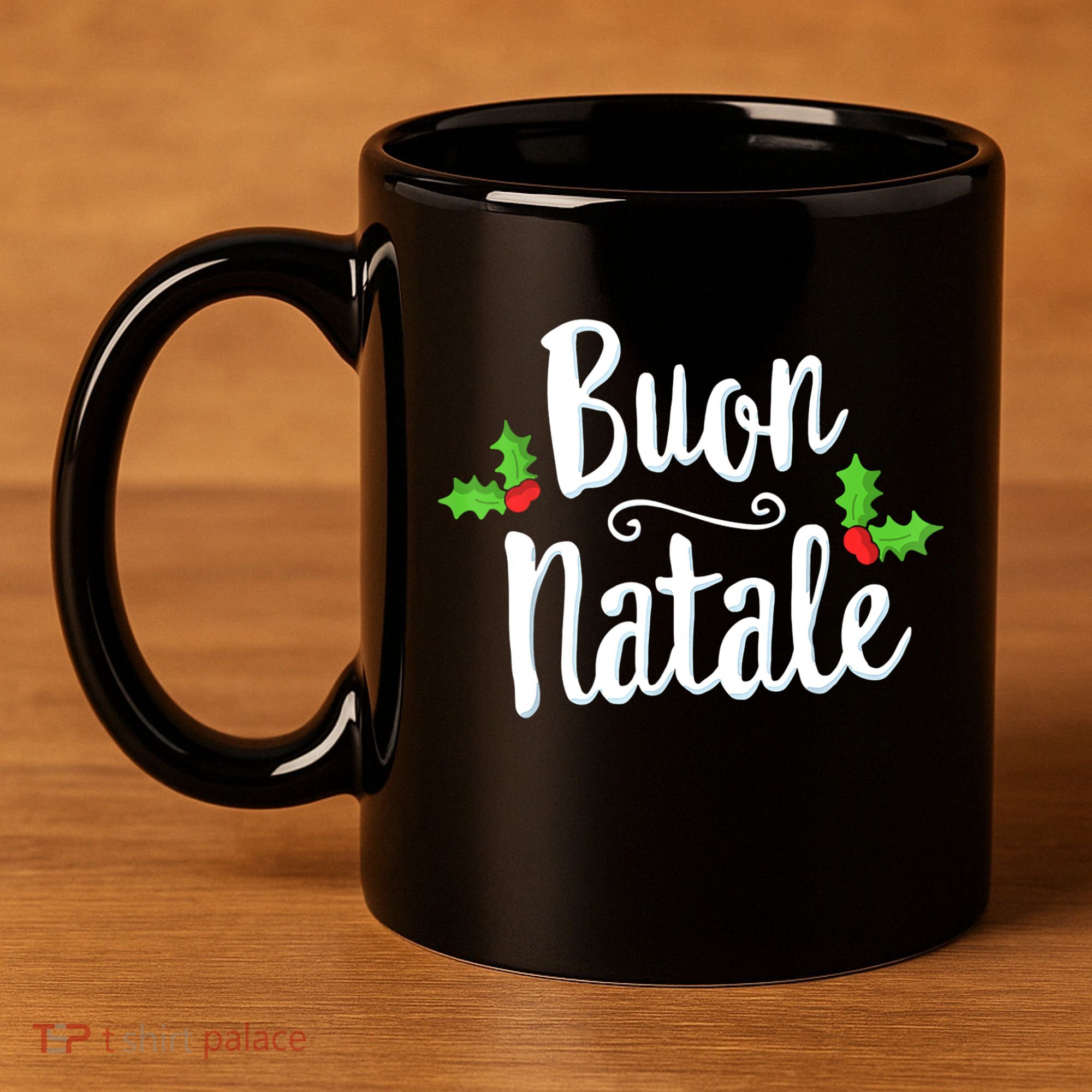 Buon Natale Italy Pride Xmas Holiday Italian Christmas 11oz C Handle Ceramic Mug