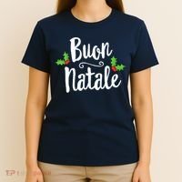 Buon Natale Italy Pride Xmas Holiday Italian Christmas T-Shirt thumb 4