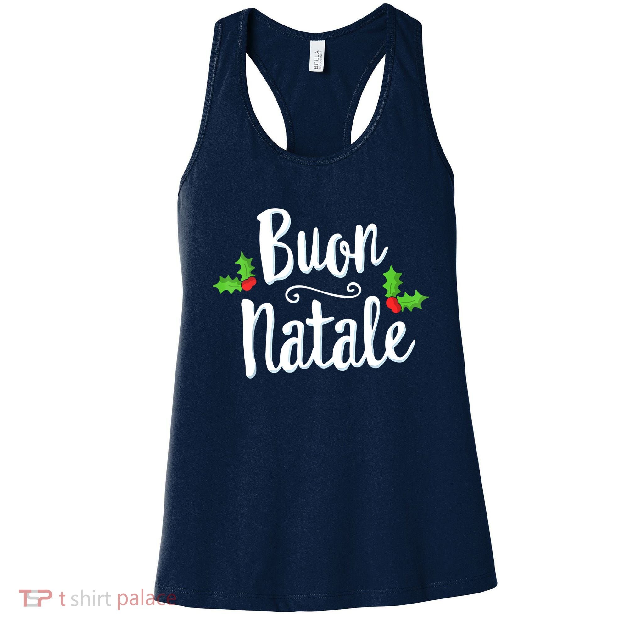 Buon Natale Italy Pride Xmas Holiday Italian Christmas Women's Tank Top