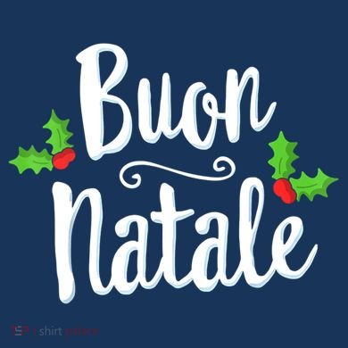 Buon Natale Italy Pride Xmas Holiday Italian Christmas Tie-Dye T-Shirt