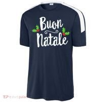 Buon Natale Italy Pride Xmas Holiday Italian Christmas Sport-Tek Competitor United Soccer Jersey thumb 2