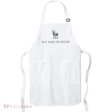 But Now IM Found Christian Apron