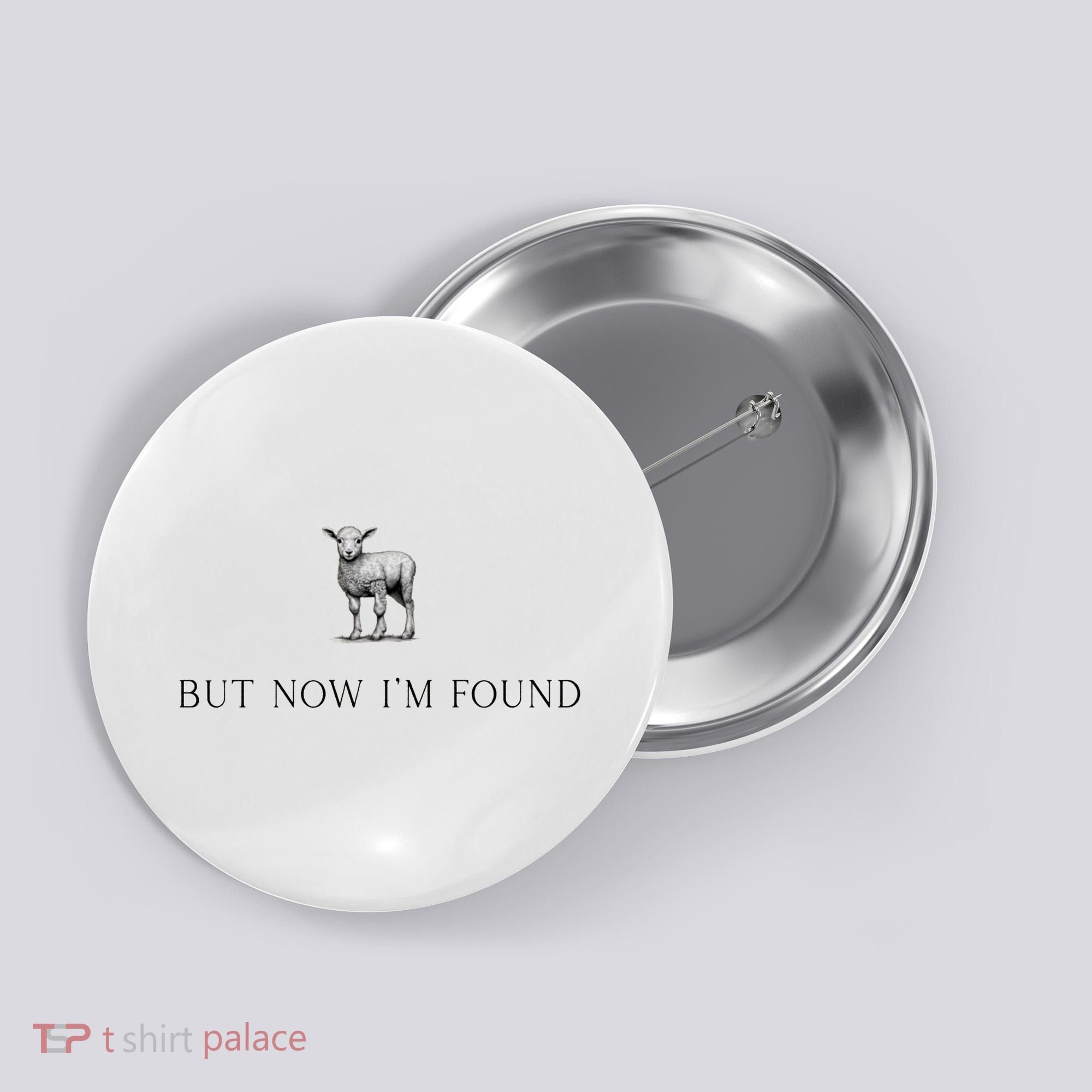But Now IM Found Christian Button