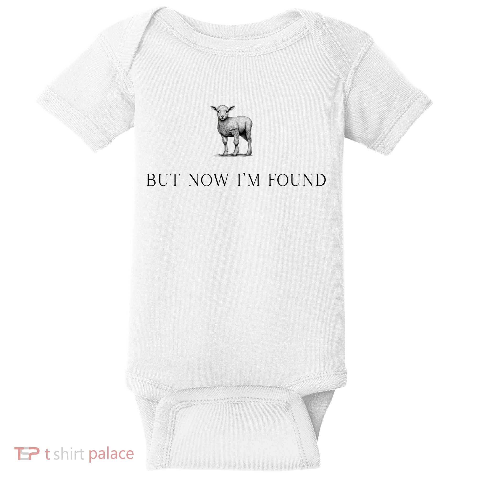 But Now IM Found Christian Baby Bodysuit