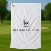 But Now IM Found Christian Golf Towel thumb 1