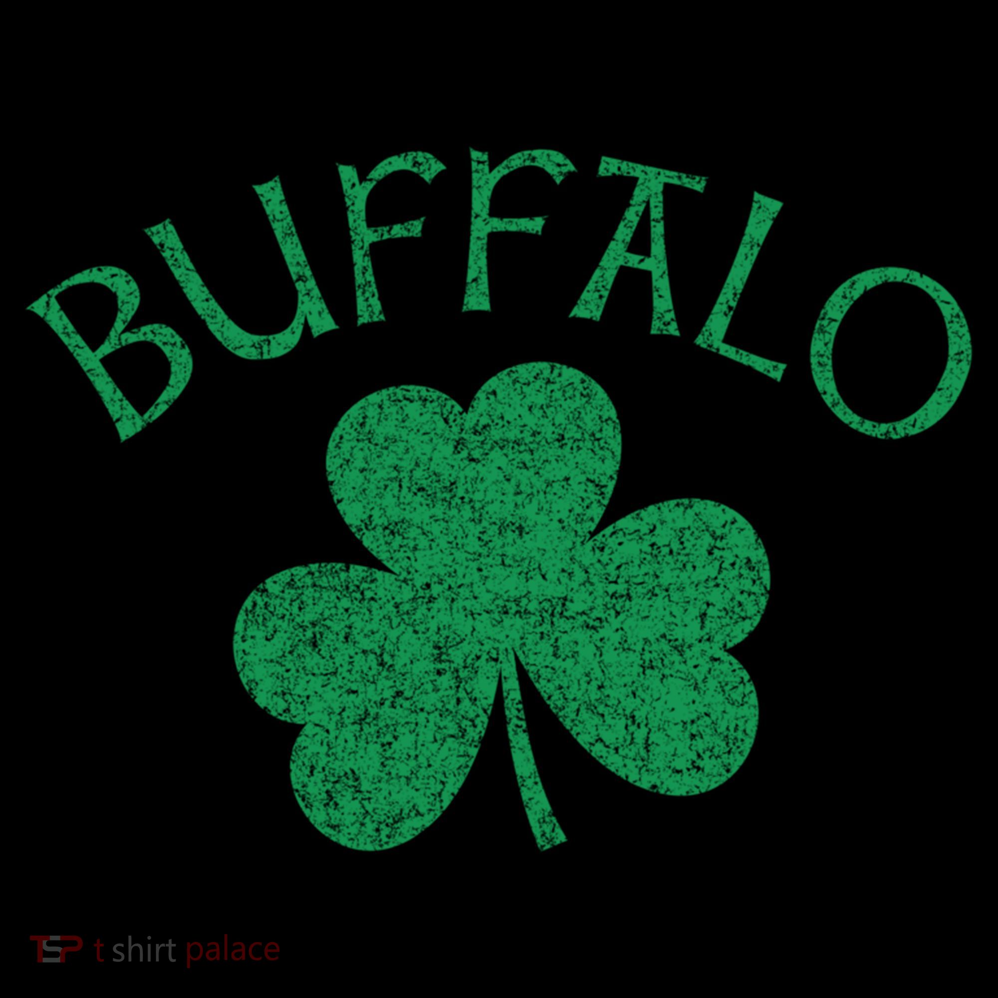 Buffalo Ny Irish Shamrock Distressed Green Print Meaningful Gift Coffee Mug