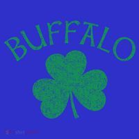 Buffalo Ny Irish Shamrock Distressed Green Print Meaningful Gift T-Shirt thumb 7