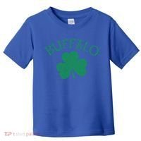 Buffalo Ny Irish Shamrock Distressed Green Print Meaningful Gift Toddler T-Shirt thumb 0