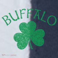 Buffalo Ny Irish Shamrock Distressed Green Print Meaningful Gift Sport-Tek Competitor United Soccer Jersey thumb 4
